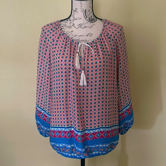 Counterparts Multi-Color Blouse – Size Large | Hardly Used - Picture 1 of 4